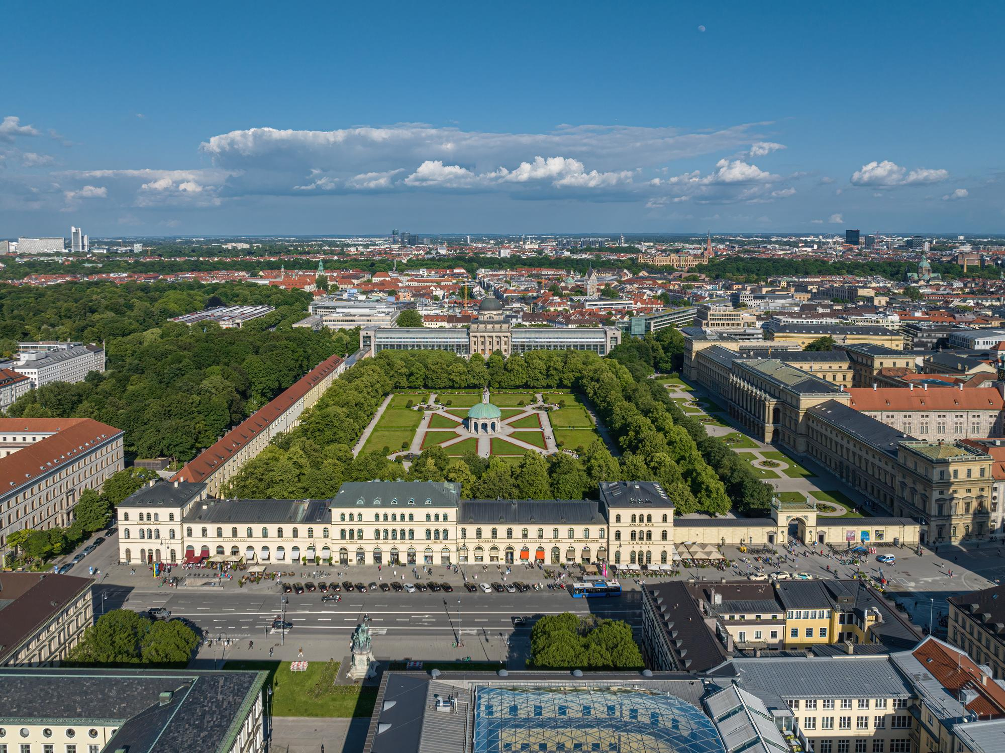 Aerial view of a Lisbon